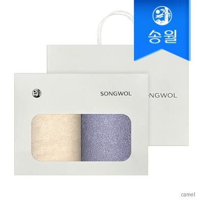 송월타월 160g코마사40수 2매 선물세트 쇼핑백 답례품