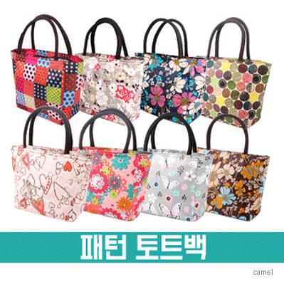 패턴 토트백 BG055