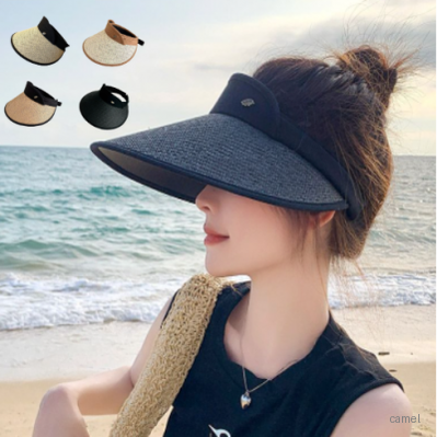 UV차단 여름굿즈 여성모자 라탄 썬캡모자