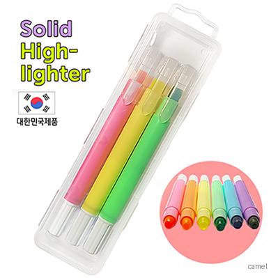 뉴파스텔고체형광펜 3P세트