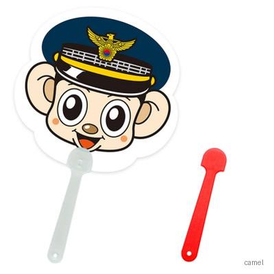 포돌이 팬시 2컬러 부채 150파이 190파이
