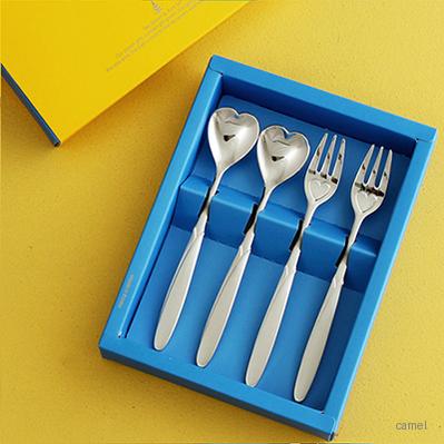엔젤하트티스푼포크4P세트