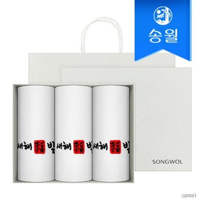 송월 새해복도장 3매선물세트 쇼핑백