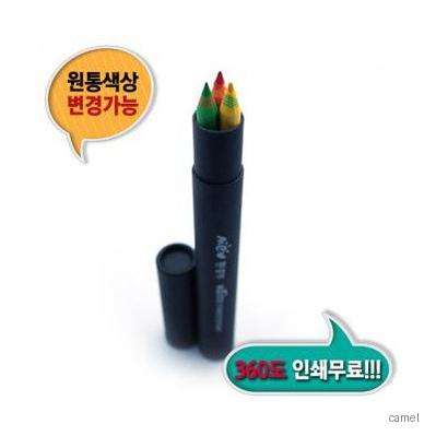 제브라색연필 3본입 흑색원통
