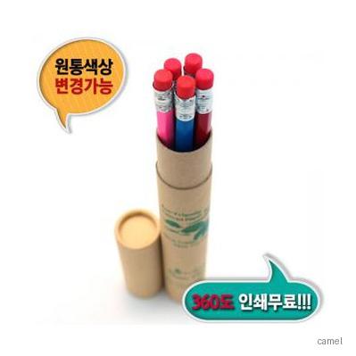 육각지우개연필 5본입세트 재생