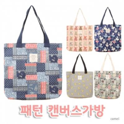 패턴 캔버스 가방 에코백 BG122