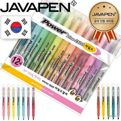 자바 파워라인마일드형광펜12P