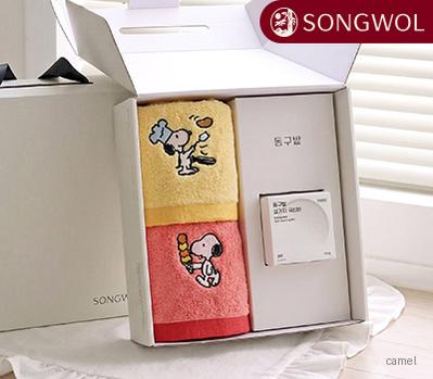 송월 스누피데일리고리핸드2p 동구밭 설거지 워싱바 세트