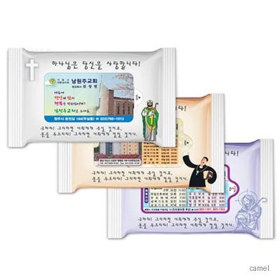 사도 3종 랜덤 유광 전도용 물향기 물티슈 5매