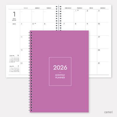 2026 월간 플래너 노트 16절 B5