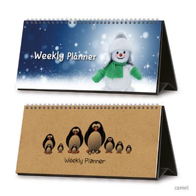 주문 제작 탁상 주간플래너 세움형 230x100mm