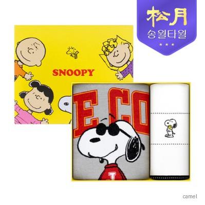 송월타올 스누피 조이쿨50 프렌즈40 2P세트 비치1 세면1