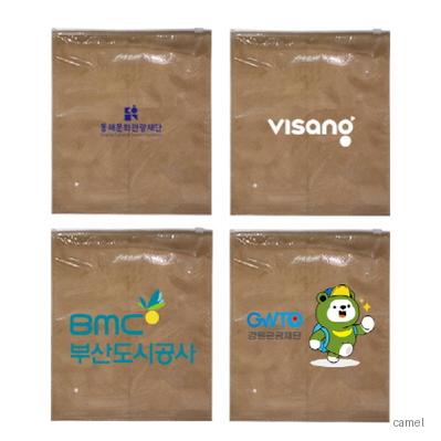 pvc 부직포 포장용지퍼백 M 25x30cm