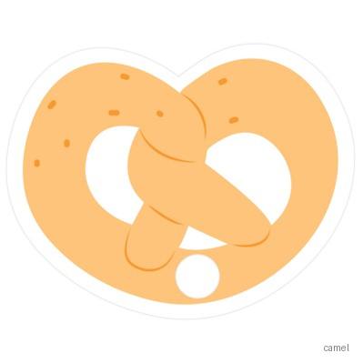 프레첼자유형 둥글이 부채