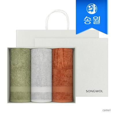 송월타올 호텔수건 제이드 210g 3p 선물세트 쇼핑백 기념수건 답례품