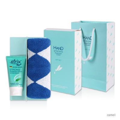 아트릭스 스트롱 프로텍션 핸드크림 블루모달 핸드타올세트
