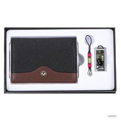 블랙다이아소가죽명함지갑 채색십장생자개USB 8GB 64GB