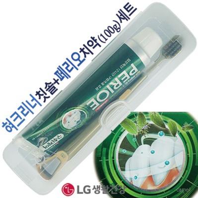 혀크리너칫솔 페리오치약100g 세트