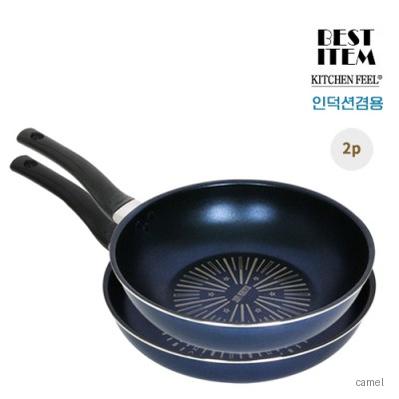 키친필 IH인덕션겸용28cm후라이팬 궁중팬2P
