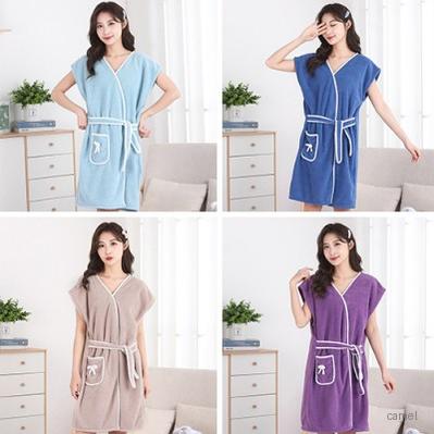 로페리아 부드러운 코랄 여성 샤워가운 0215390