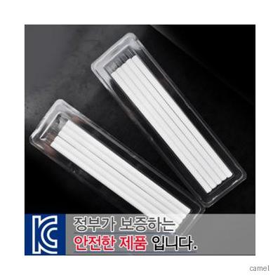 투명사각 백색원형미두연필5p