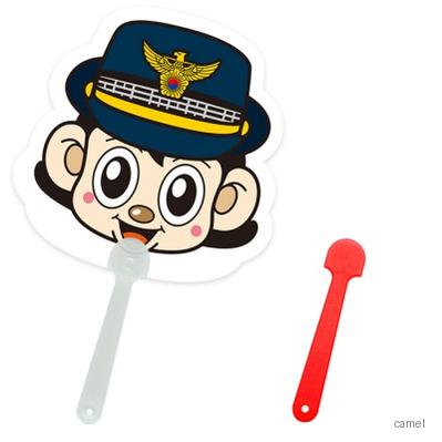포순이 팬시 2컬러 부채 150파이 190파이