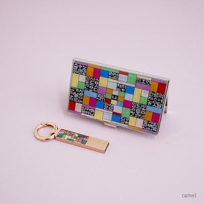 나빌레라 LED 자개스틱USB 8G 32G 명함세트 한글문양