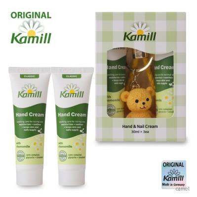 카밀 핸드크림 30ml 2p 베어키링 기프트 세트 케이스 포함