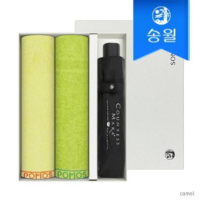 송월 타올 우산 3매 선물세트 포모스 뉴스포츠2 3단 폰지1