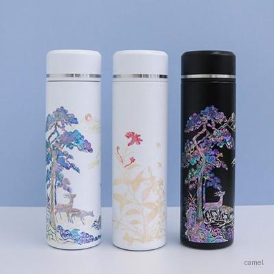 나빌레라 고급 316 초충도 십장생 자개텀블러 500ml 명장 장준철
