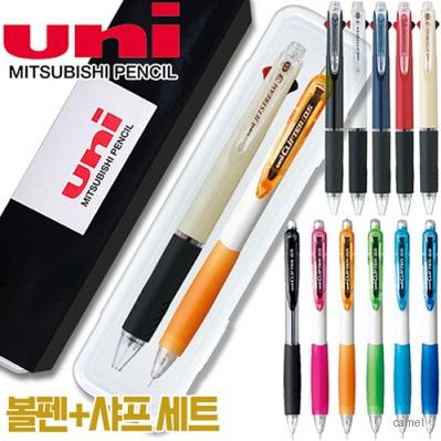 uni제트스트림3색 0.5 클리프터샤프 세트