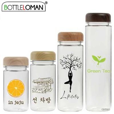 보틀로만 아이스전용 PET 우드 마이보틀 300ml 350ml 500ml 700ml 네오프렌 파우치 무료증정