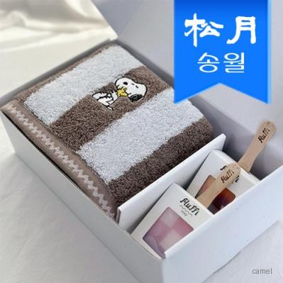 수건 기프트세트B 스누피 멜로우1 비누스틱2 답례품 단체선물 기념선물