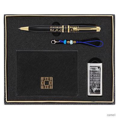 훈민정음볼펜 완자문소가죽명함지갑 훈민정음자개USB