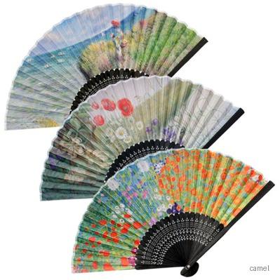 오죽실크천 흑선 기성 전통부채