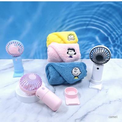 송월 스누피 수건 아이스 냉각 타올세트 타월선물 쿨링 미니선풍기 휴대용 타올선물
