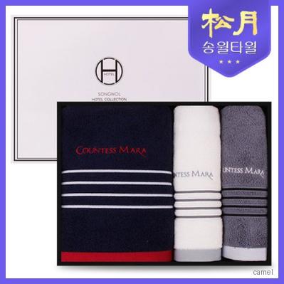 송월타올 포라인 바스 세면 3P 선물세트