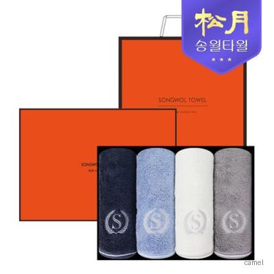 송월타올 슈퍼클래스 뱀부 S90 4P 타올세트