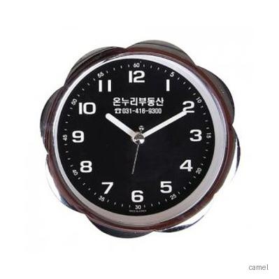 해바라기 크롬방수시계