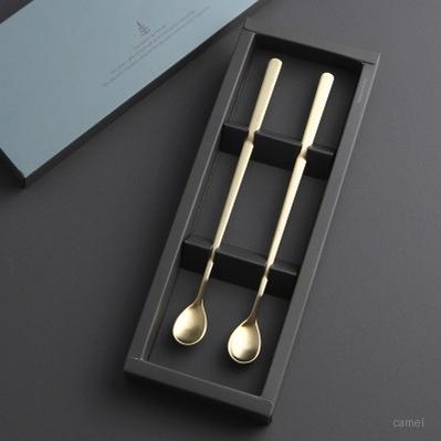 그레이스 롱티스푼 골드 2P 돌답례품 결혼답례품 창립기념품