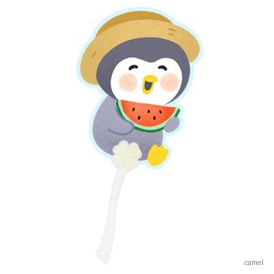 자유형 네잎클로버팬시 반투 부채