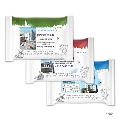 화이트 교회 3종 렌덤 무광 전도용 물향기 물티슈 10매 15매 20매