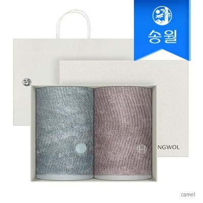 송월타월 호텔컬렉션 플로우 2매 선물세트 크림상하 쇼핑백 답례품