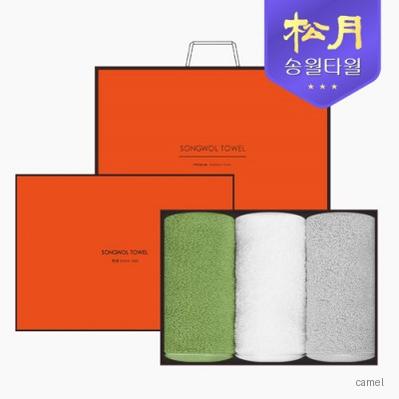 송월타올 컬러풀40 170g 3P 타올세트