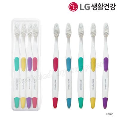 LG미세모 칫솔4p세트 LG생활건강 여행용세트 구강용품