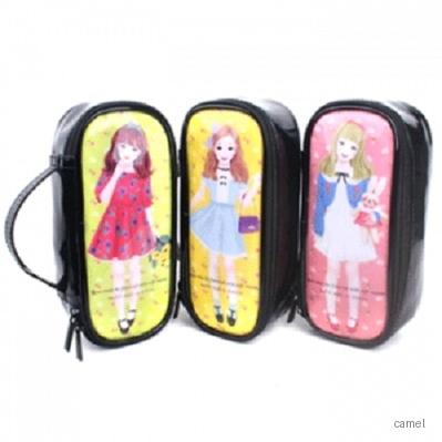 에나멜 세로형 걸 파우치 모음 3종