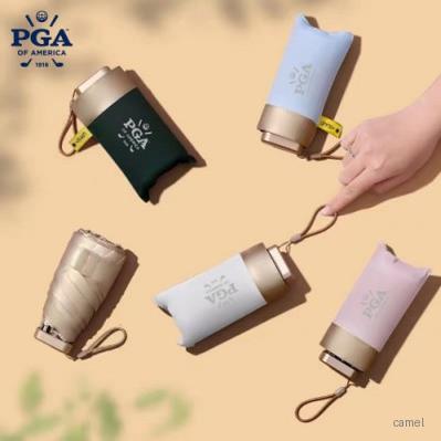 PGA 5단접이식 210T 미니 골드코팅 우양산 UPF50 0189964