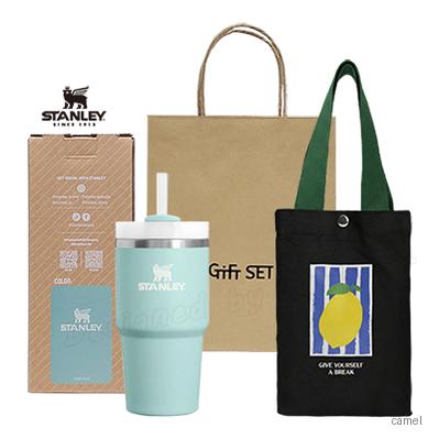 스탠리 퀜처 플로우스테이트 텀블러591ml 파우치 쇼핑백