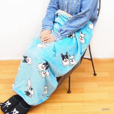 로페리아 이중 양모융 보온 무릎담요 애견담요 72 98cm 에코백 0209650