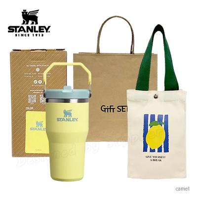 스탠리 텀블러 플립스트로591ml 포멜로 파우치 쇼핑백포함